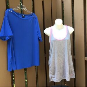 Two XL Tops, Athletic & Dressey